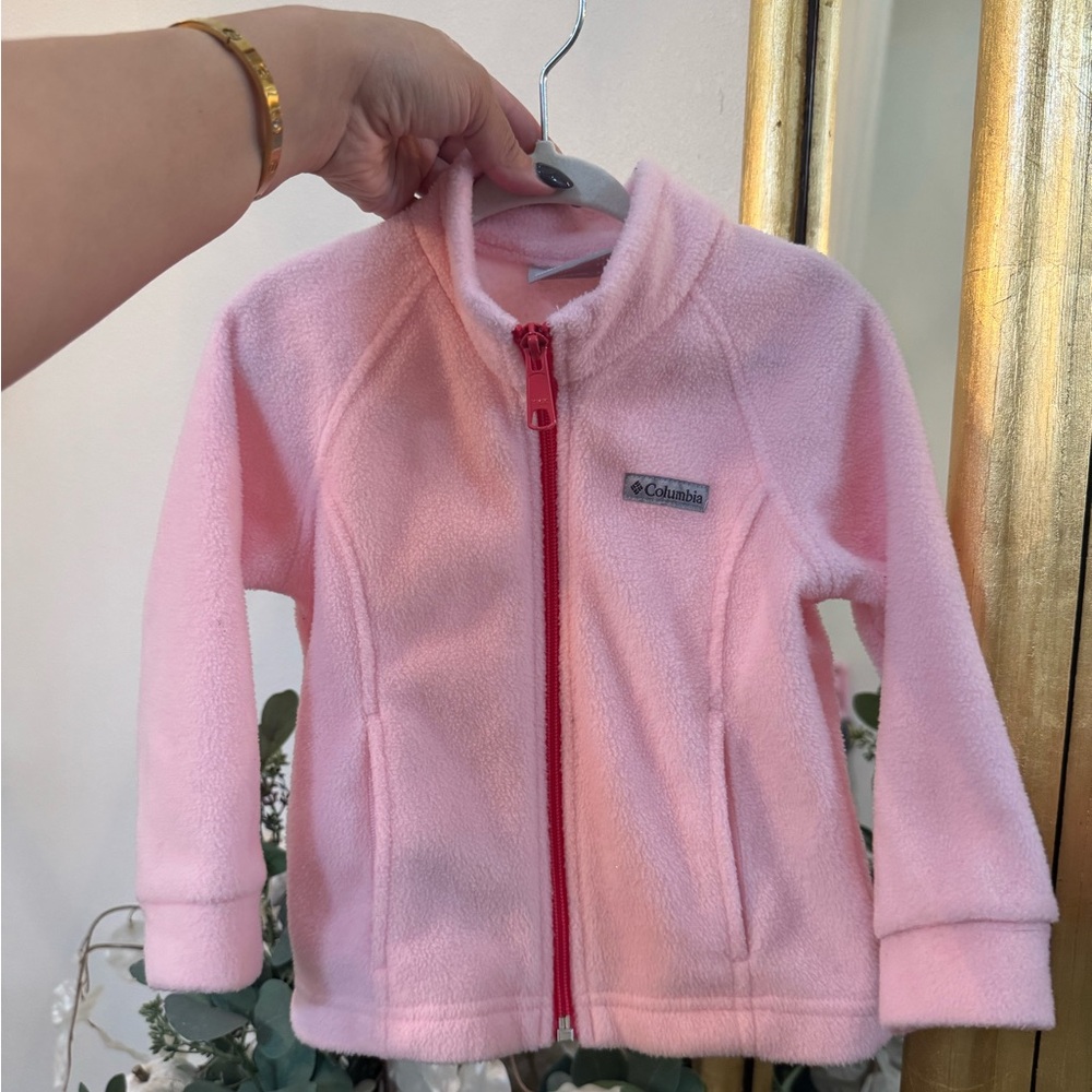 Columbia Soft Pink Fleece Jacket
